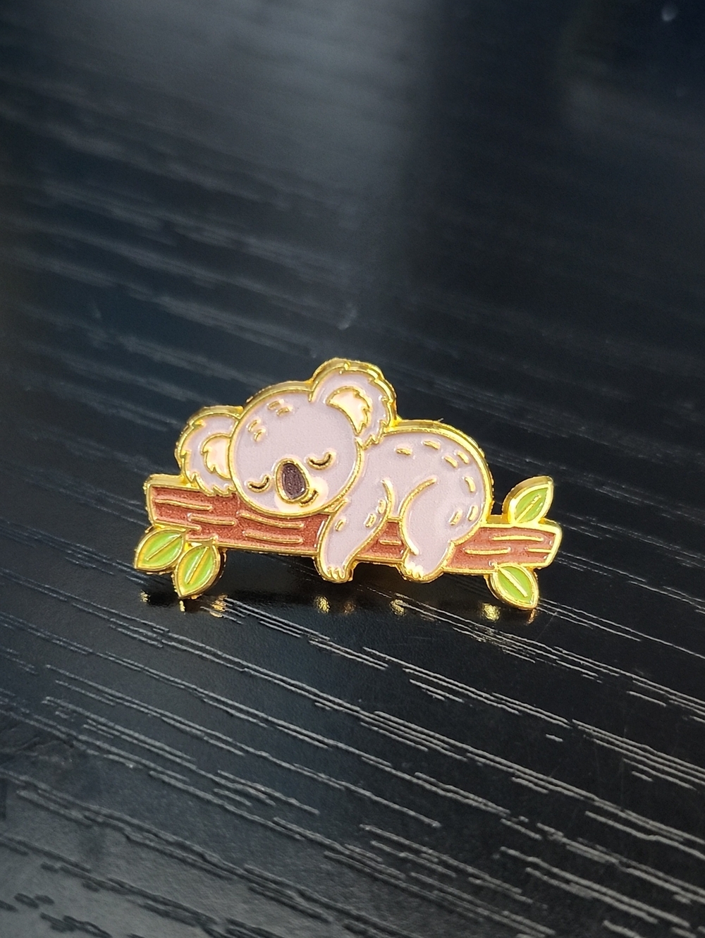 Cute Sleeping Koala Enamel Pin